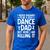 Dance Dad Art For Men Father Dance Teacher Dance Dad Men's Casual T-Shirt Royal Blue