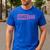 Dance Dad Pink Men's Casual T-Shirt Royal Blue