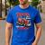If Diesel Ain't Burnin Then I Ain't Earnin Truck Driver Dad Men's Casual T-Shirt Royal Blue