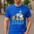 Disney Donald Duck Number One Dad Sunglasses Father's Day Men's Casual T-Shirt Royal Blue Disney Donald Duck Number One Dad Sunglasses Father's Day Men's Casual T-Shirt Royal Blue