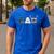 Disney Frozen Olaf Sven Kristoff Father’s Day Birthday Dad Men's Casual T-Shirt Royal Blue Disney Frozen Olaf Sven Kristoff Father’s Day Birthday Dad Men's Casual T-Shirt Royal Blue