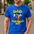 Disney Mickey & Friends Goofy Dad Of The Birthday Boy Men's Casual T-Shirt Royal Blue