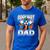Disney Mickey And Friends Father's Day Goofiest Dad Vintage Men's Casual T-Shirt Royal Blue