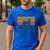 Dog Airedale Terrier Dad Vintage Airedale Terrier Dad Men's Casual T-Shirt Royal Blue