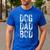 Dog Dad Bod Pet Owner Fitness Gym Men's Casual T-Shirt Royal Blue