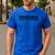 Dog Dad Humor PAWDRE The Dog Father Not Just a Dog Dad Men's Casual T-Shirt Royal Blue