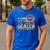 Dog Fathers Day Fur Dad The Man The Myth The Snack Dealer Men's Casual T-Shirt Royal Blue