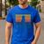Dog Golden Dad Vintage Golden Retriever Dad Small Men's Casual T-Shirt Royal Blue