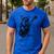 Dog Guitarist Guitar Pembroke Welsh Corgi Dad Mom Men's Casual T-Shirt Royal Blue
