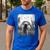 Dog Mom Dad Alien Selfie Weimaraner UFO For Men Women Men's Casual T-Shirt Royal Blue