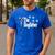 The Dogfather Boston Terrier Dog Dad Tshirt Idea Men's Casual T-Shirt Royal Blue