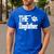 The Dogfather Dog Father Dad Men's Casual T-Shirt Royal Blue