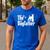 The Dogfather Tee Fathers Day Dad Dog Lover Schnauzer For Men Women Girls Kids Men's Casual T-Shirt Royal Blue