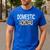 Domestic Engineer House Husband Stay At Home Dad Uniform Men's Casual T-Shirt Royal Blue
