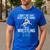 I Dont Do That Keep Calm Things Im a Wrestling Dad Men's Casual T-Shirt Royal Blue