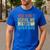 You Don't Scare Me I Have Seven Kids Mom Dad Vintage Retro Men's Casual T-Shirt Royal Blue You Don't Scare Me I Have Seven Kids Mom Dad Vintage Retro Men's Casual T-Shirt Royal Blue