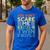 You Don't Scare Me I Have Twin Boys Dad Mom Men's Casual T-Shirt Royal Blue You Don't Scare Me I Have Twin Boys Dad Mom Men's Casual T-Shirt Royal Blue