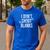 I Don't Shoot Blanks Dad Pregnancy Announcement T-Shirt Men's Casual T-Shirt Royal Blue
