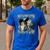 Don't Worry Kitten Daddy's Here Cool Alpha Wolf Meme Men's Casual T-Shirt Royal Blue