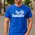 The Doodlefather Golden Doodle Dad Dog Goldendoodle Men's Casual T-Shirt Royal Blue