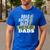 Drag Racing Dads Make The Best Dads Drag Racer Race Car Men's Casual T-Shirt Royal Blue