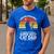 I Never Dreamed I'd Grow Up To Be a Super Sexy Cat Dad Men's Casual T-Shirt Royal Blue