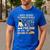 I Never Dreamed I'd Grow Up To Be A Super Sexy Pug Dad Men's Casual T-Shirt Royal Blue