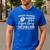 I Never Dreamed I'd Grow Up To Be A Super Sexy Softball Dad Men's Casual T-Shirt Royal Blue
