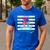 DreamWorks Trolls Dad Of The Birthday Boy Men's Casual T-Shirt Royal Blue