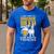 Drink Beer & Hang With My Frenchie French Bulldog Dad For Men Women Men's Casual T-Shirt Royal Blue