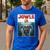 Drooling Boxer Jowls Fawn Dog Mom Dog Dad Burger Men's Casual T-Shirt Royal Blue