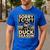 Duck Hunting Dog Sorry I Cant Its Duck Season Dad Joke Men's Casual T-Shirt Royal Blue
