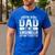 Engineer Dad Art For Men Father Day Engineering Lovers Men's Casual T-Shirt Royal Blue
