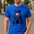 English Bulldog Bubble Gum Vintage Dog Mom Pet Dad Men's Casual T-Shirt Royal Blue