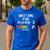 Expectant Dad To Be Gamer Pregnancy Announcement Player 3 Men's Casual T-Shirt Royal Blue
