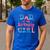 Family Party Decorations Dad Of The Birthday Girl T-Shirt Men's Casual T-Shirt Royal Blue