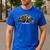 Fart Machine Dad Jokes Farting Humor Men's Casual T-Shirt Royal Blue