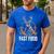 Fast Food Deer Hunting Hunter Dad Tail Buck Men's Casual T-Shirt Royal Blue