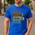 Father Husband Dominican Legend Dominica Dad Father's Day Men's Casual T-Shirt Royal Blue