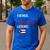 Father Husband Puerto Rican Legend Proud Dad Rico Flag Men's Casual T-Shirt Royal Blue
