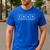 Father Periodic Table Element Chemistry Science Dad Men's Casual T-Shirt Royal Blue