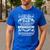 Fathers Day I Get My Attitude From My Freaking Awesome Dad Small Men's Casual T-Shirt Royal Blue