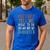 Father's Day Dad From Daughter Daddy Men's Casual T-Shirt Royal Blue