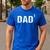 Father's Day Shirt Dad To The First Power Shirt Men's Casual T-Shirt Royal Blue