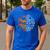 My Favorite Basketball Player Calls Me Dad Basketball Dad Men's Casual T-Shirt Royal Blue