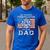 My Favorite Firefighter Calls Me Dad Fireman Father Saying Men's Casual T-Shirt Royal Blue My Favorite Firefighter Calls Me Dad Fireman Father Saying Men's Casual T-Shirt Royal Blue