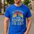 My Favorite Fishing Buddy Calls Me Dad Men's Casual T-Shirt Royal Blue