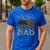 My Favorite Football Player Calls Me Dad Father's Day Men's Casual T-Shirt Royal Blue My Favorite Football Player Calls Me Dad Father's Day Men's Casual T-Shirt Royal Blue