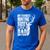 My Favorite Hunting Buddy Calls Me Dad Deer Animal Hunter Men's Casual T-Shirt Royal Blue