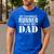 My Favorite Runner Calls Me Dad Father's Day Men's Casual T-Shirt Royal Blue